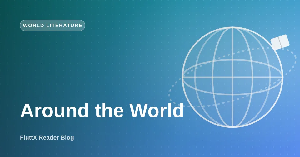 Cover art for “Around the World in 20 Books: A World Literature Reading List”