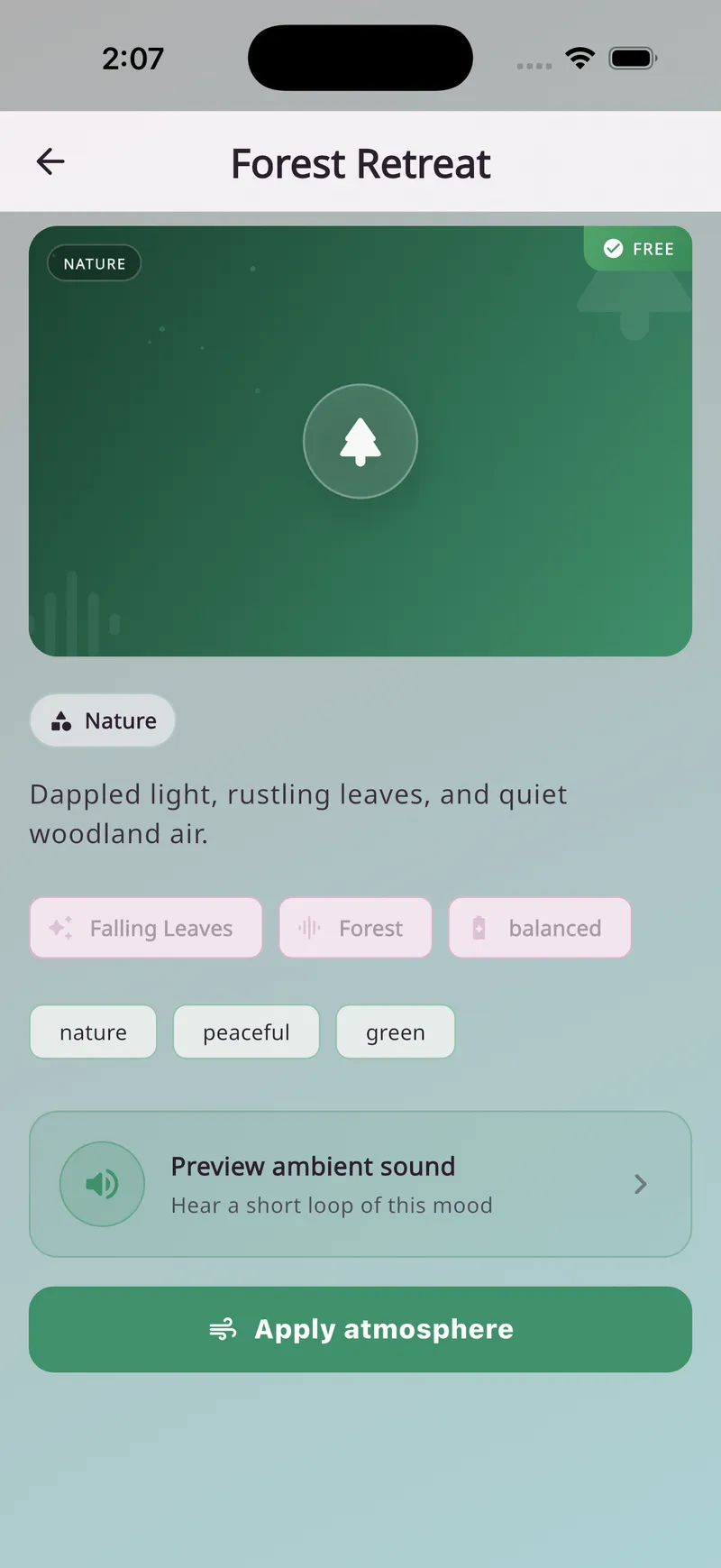 Forest Retreat preview