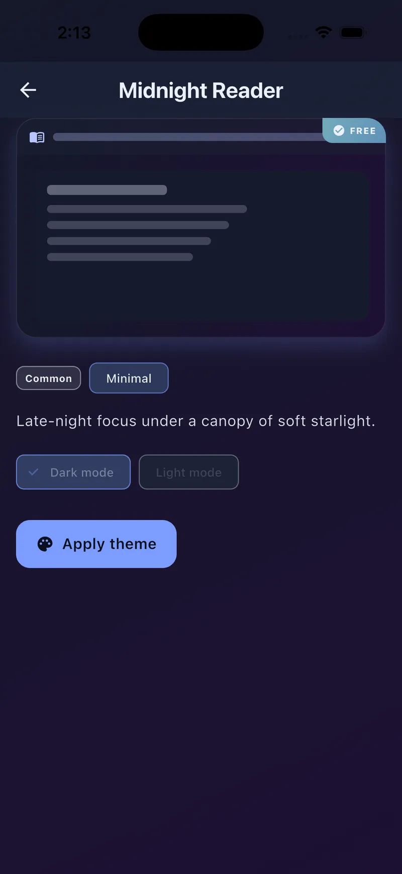Midnight Reader preview